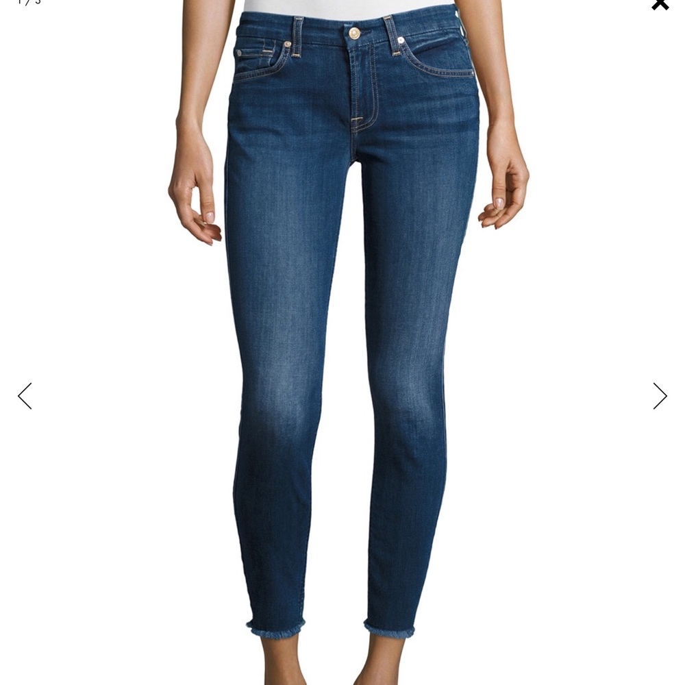 7 for All Mankind Qwenevere Ankle Skinny Jeans
